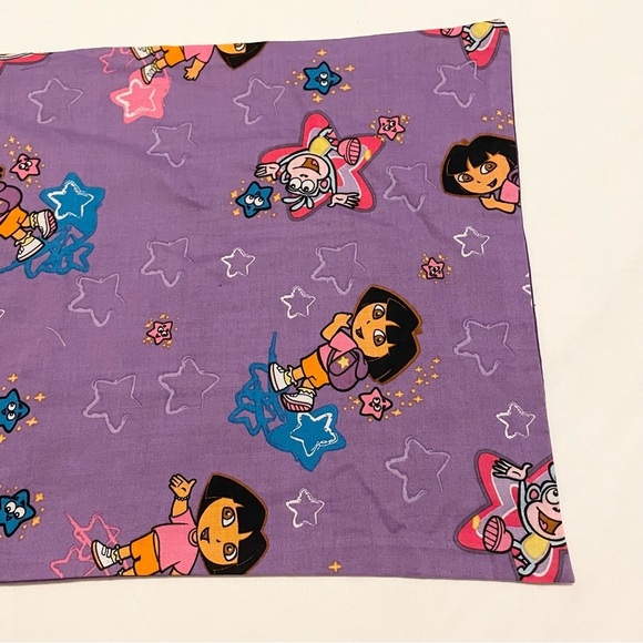 Dora The Explorer Pillowcase Homemade 21” x 12.5” Pillow Case - Picture 3 of 16